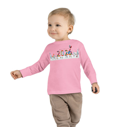 Toddler Long Sleeve Tee - Happy 2026 - [[{"value":"Wonderwear Kid"}]]