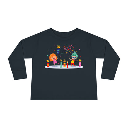 Toddler Long Sleeve Tee - Super kiddo lighting fireworks - [[{"value":"Wonderwear Kid"}]]