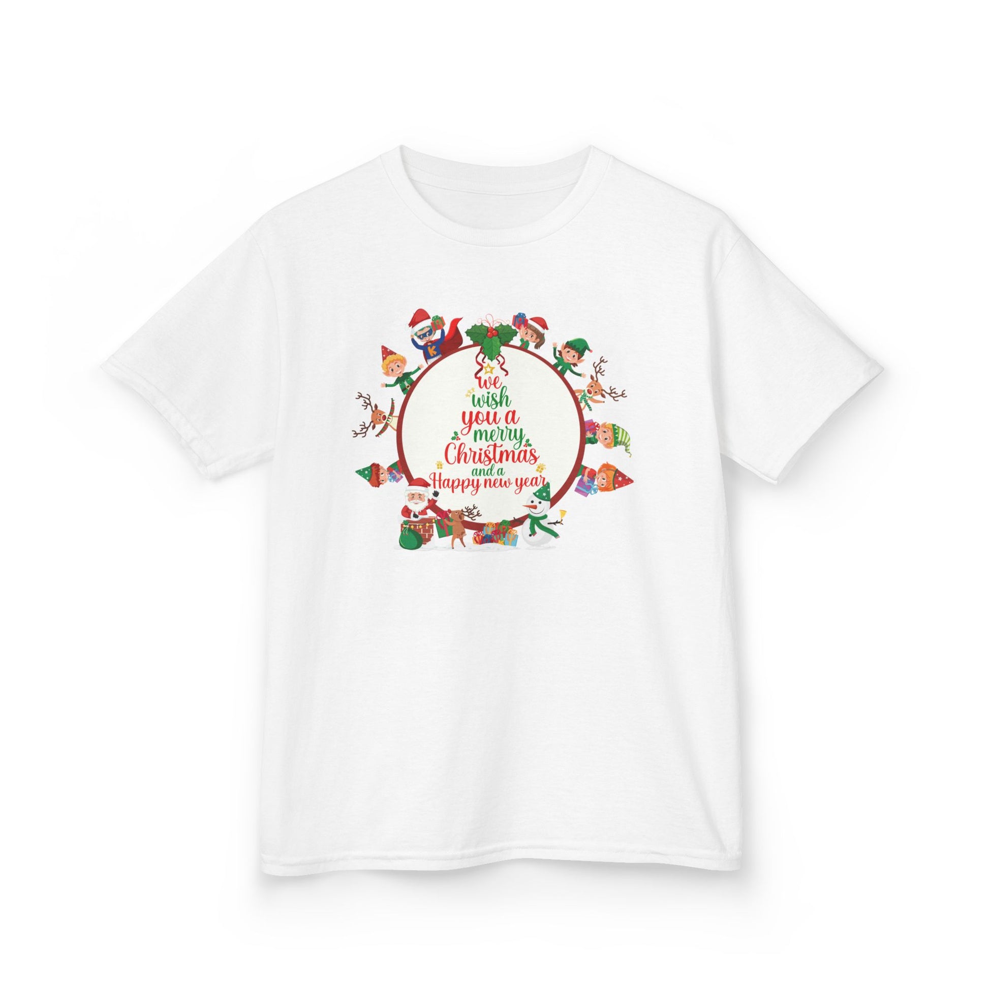 Kids Heavy Cotton™ Tee - We wish you a merry christmas - [[{"value":"Wonderwear Kid"}]]