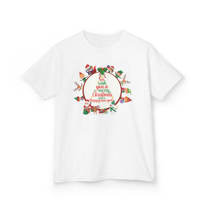Kids Heavy Cotton™ Tee - We wish you a merry christmas - [[{"value":"Wonderwear Kid"}]]