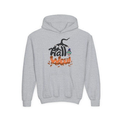 Youth Heavy Blend Hooded Sweatshirt - Holloween Printify