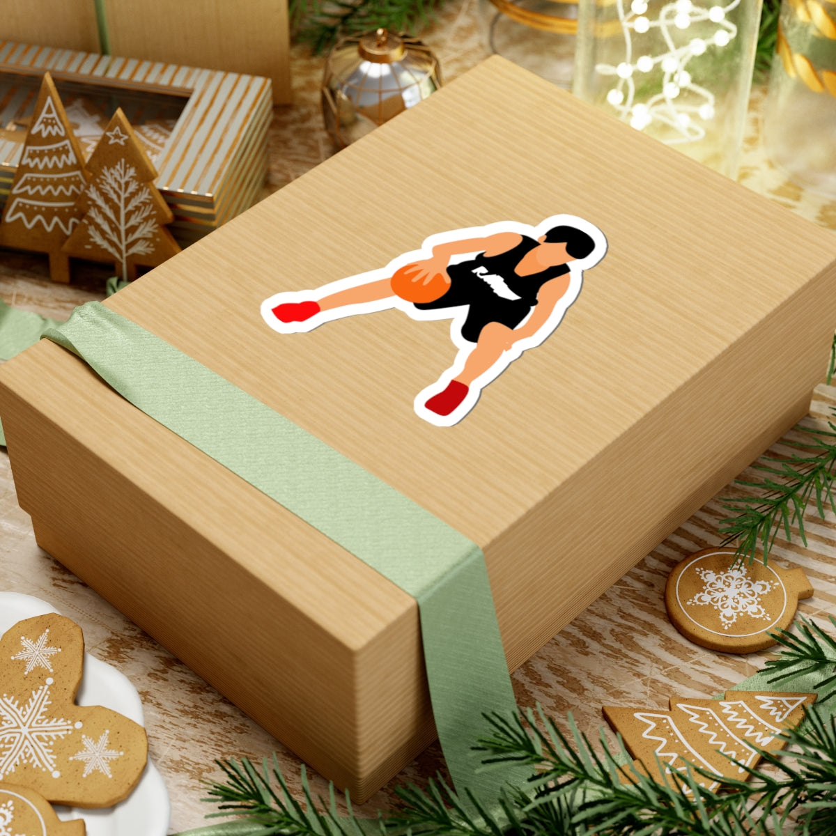 Kiss-Cut Stickers - Basketball