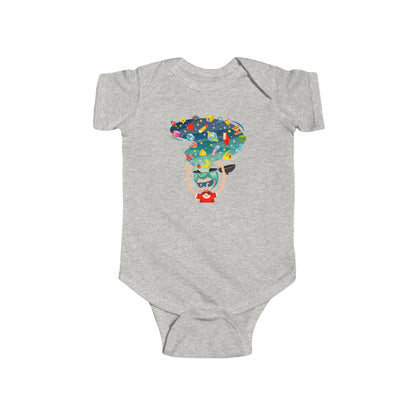 Infant Fine Jersey Bodysuit - Super kiddo - super mind - [[{"value":"Wonderwear Kid"}]]