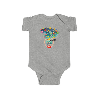 Infant Fine Jersey Bodysuit - Super kiddo - super mind - [[{"value":"Wonderwear Kid"}]]