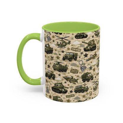 Accent Coffee Mug  (11/15 oz) - Military Kids