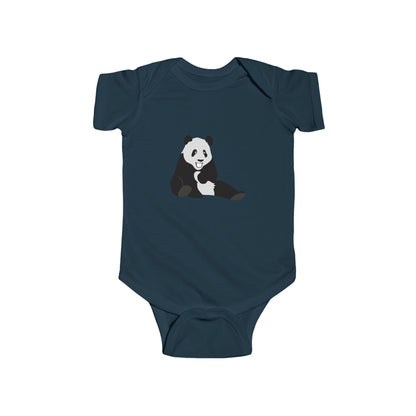 Baby Laughing Panda Bodysuit - Infant Onesie Printify