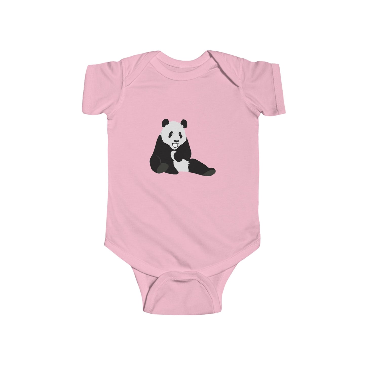 Infant Fine Jersey Bodysuit - Laughing panda