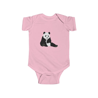 Baby Laughing Panda Bodysuit - Infant Onesie Printify