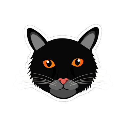 Kiss-Cut Stickers - Black Cat Printify