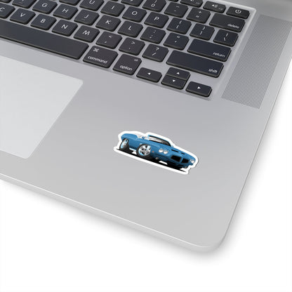 Kiss-Cut Stickers - Convertible Muscle Car Printify
