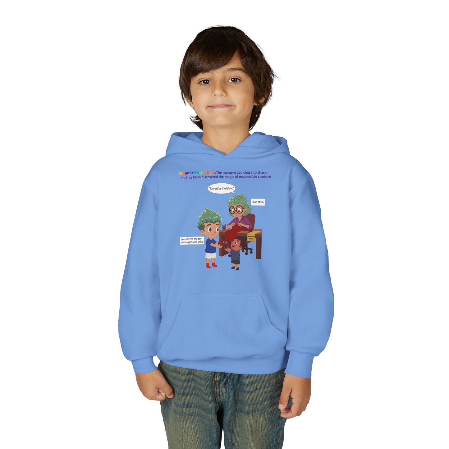 Youth Heavy Blend Hooded Sweatshirt - WonderWear Origin