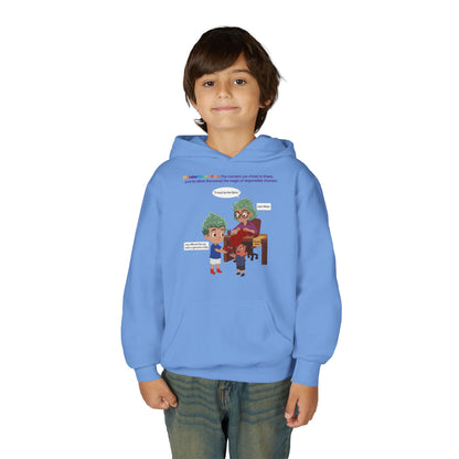 Youth Heavy Blend Hooded Sweatshirt - WonderWear Origin - [[{"value":"Wonderwear Kid"}]]