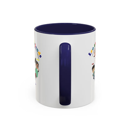 Accent Coffee Mug - Leo & Friends - Learning and growing - [[{"value":"Wonderwear Kid"}]]