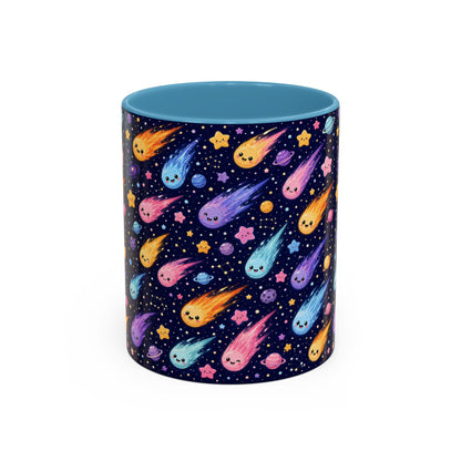 Accent Coffee Mug  (11/15 oz) - Cosmic Comet