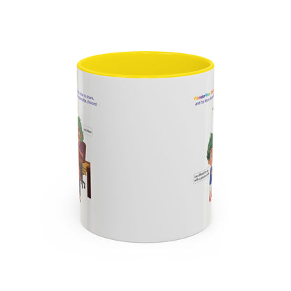 Accent Coffee Mug - WonderWear Origin - [[{"value":"Wonderwear Kid"}]]