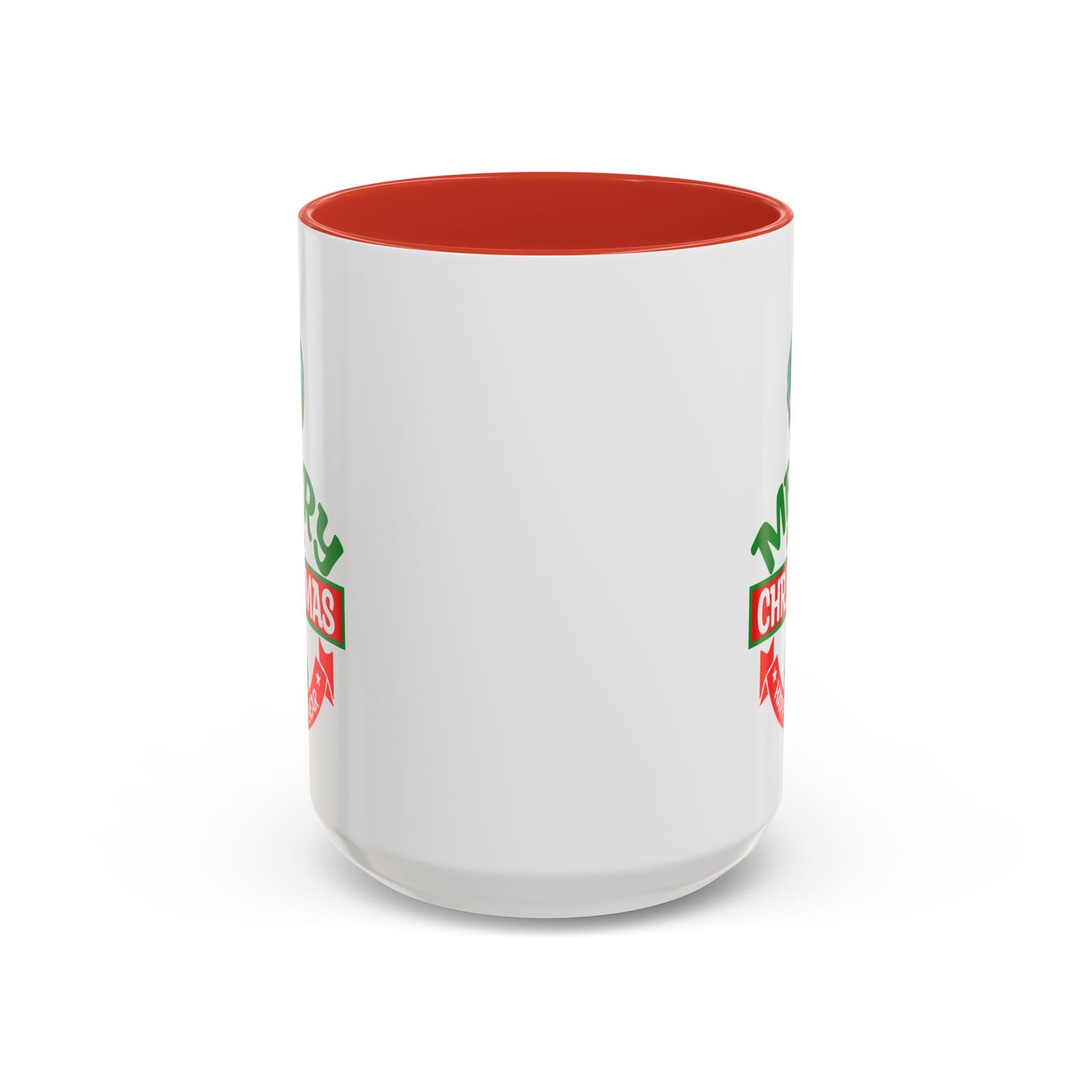 Accent Coffee Mug - Merry chridtmas from super kiddo