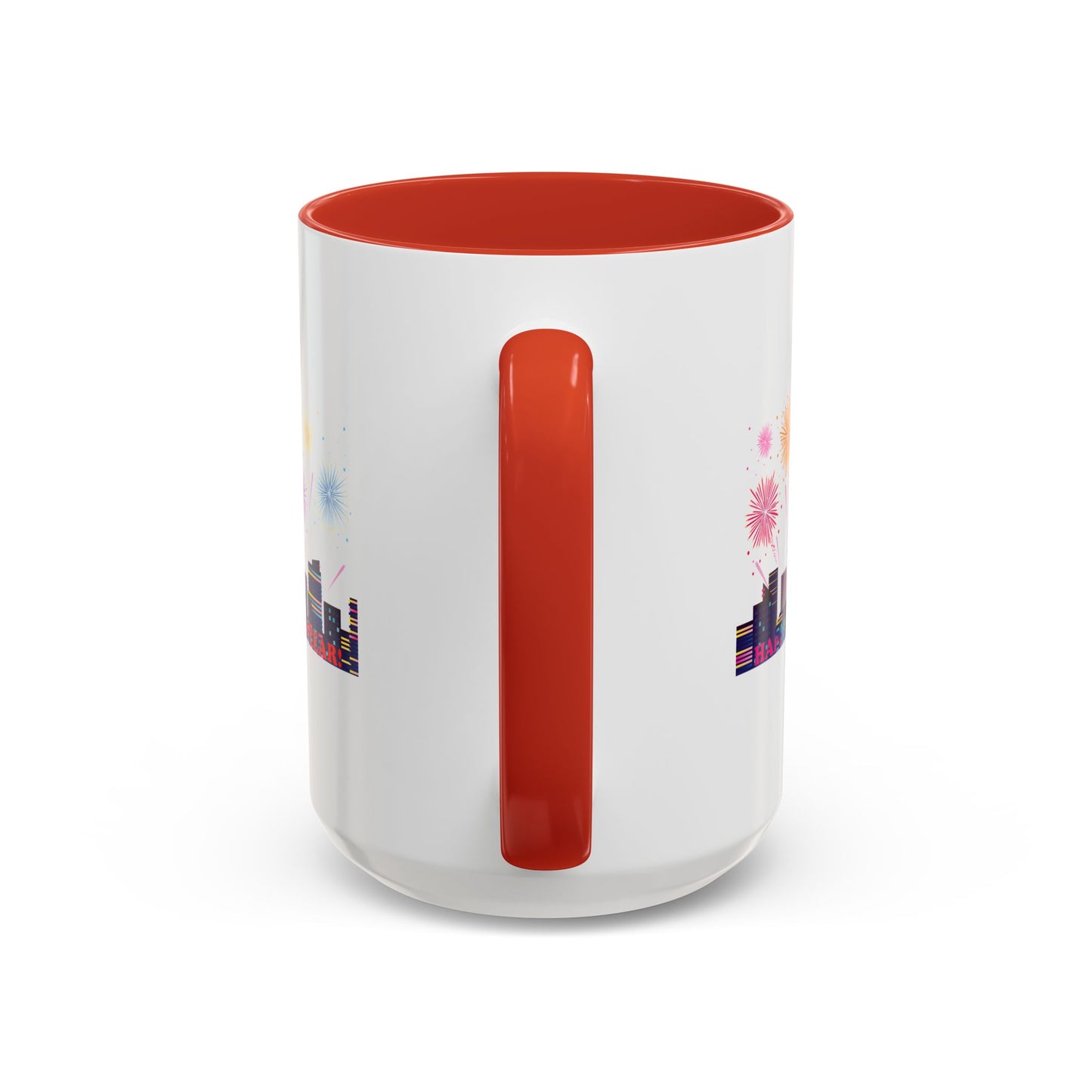 Accent Coffee Mug - Super kiddo with fireworks with text