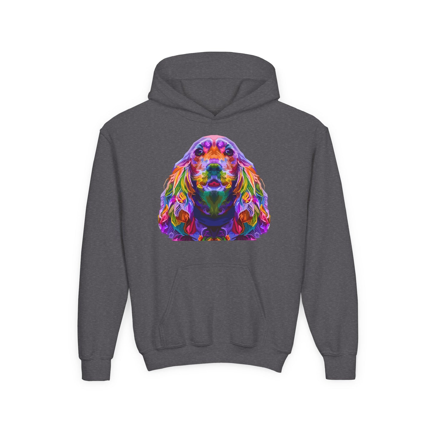 Youth Heavy Blend Hooded Sweatshirt - The golden retriever