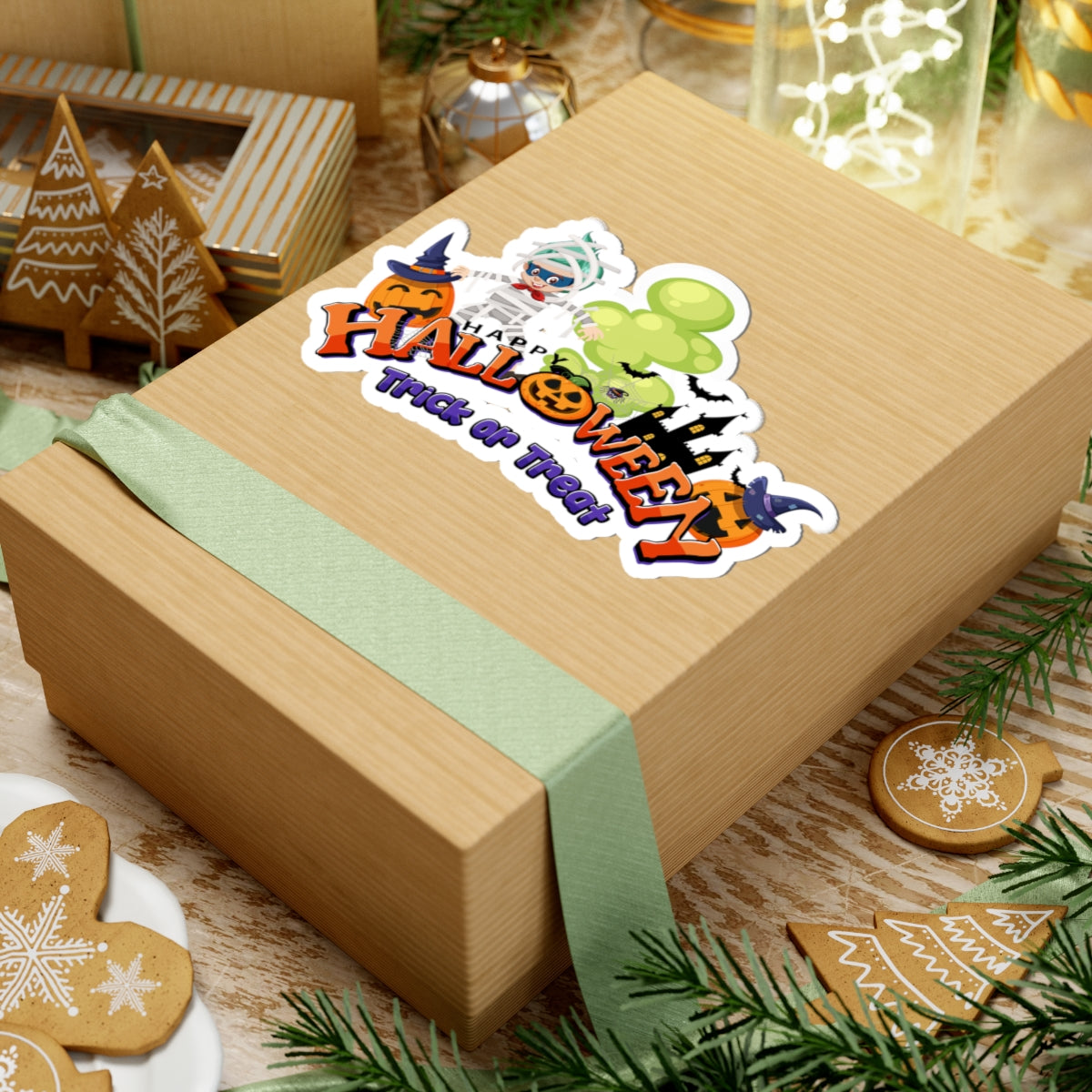 Kiss-Cut Stickers - Trick or Treat - [[{"value":"Wonderwear Kid"}]]