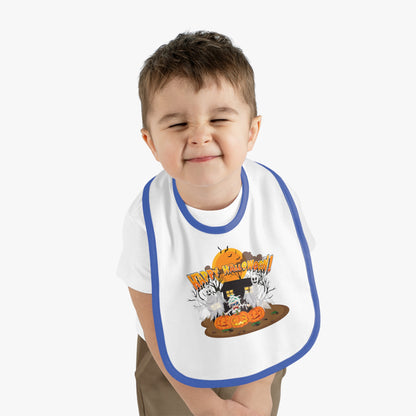 Baby Bib - Super kiddo with ghost - [[{"value":"Wonderwear Kid"}]]