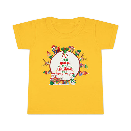 Toddler T-shirt - We wish you a merry Christmas - [[{"value":"Wonderwear Kid"}]]