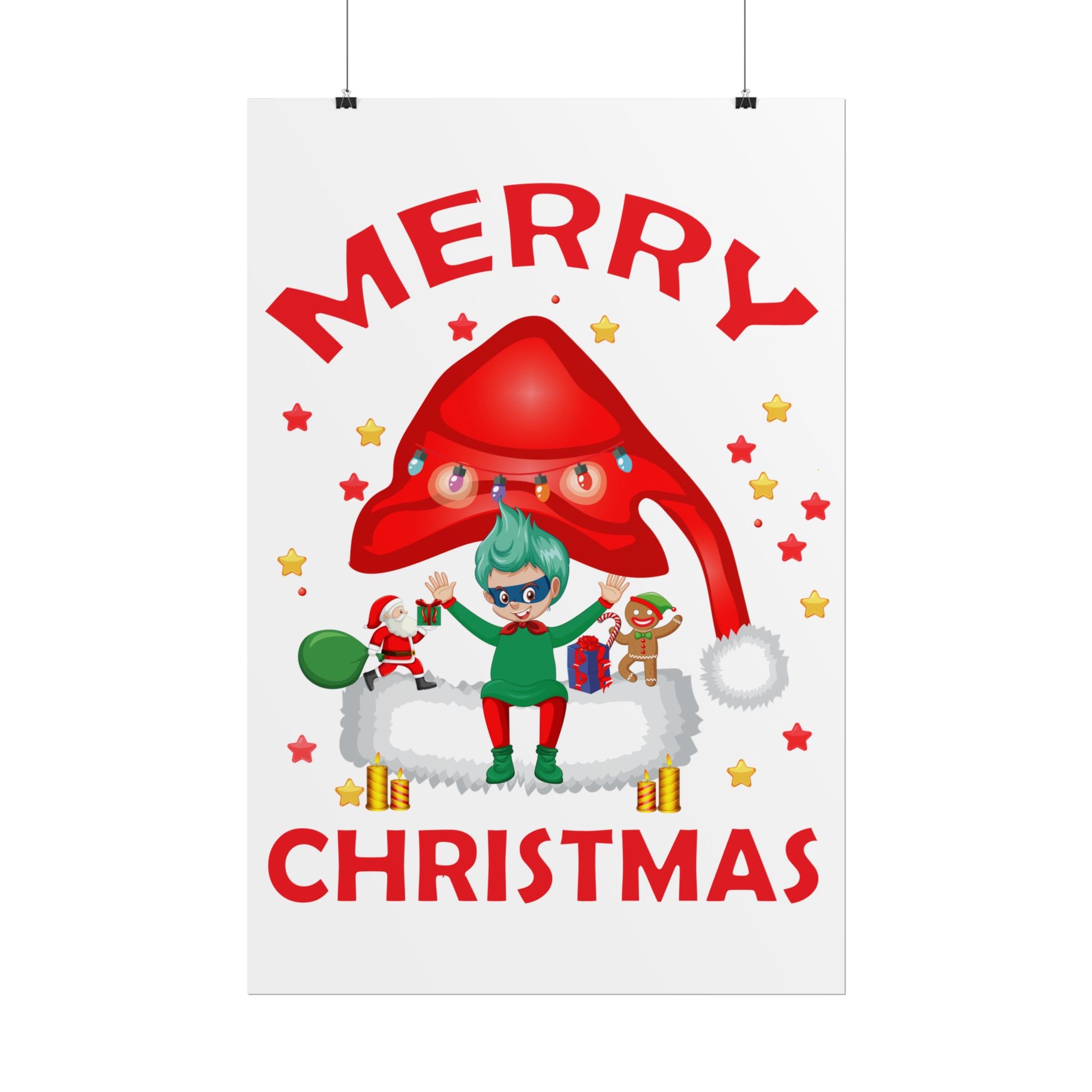 Rolled Posters - Merry christmas - [[{"value":"Wonderwear Kid"}]]