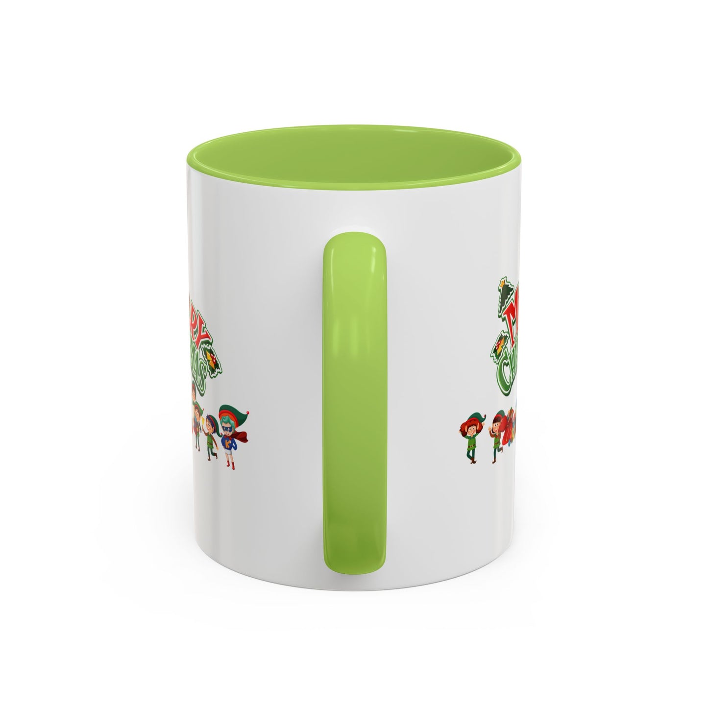 Accent Coffee Mug - Merry christmas from super friends