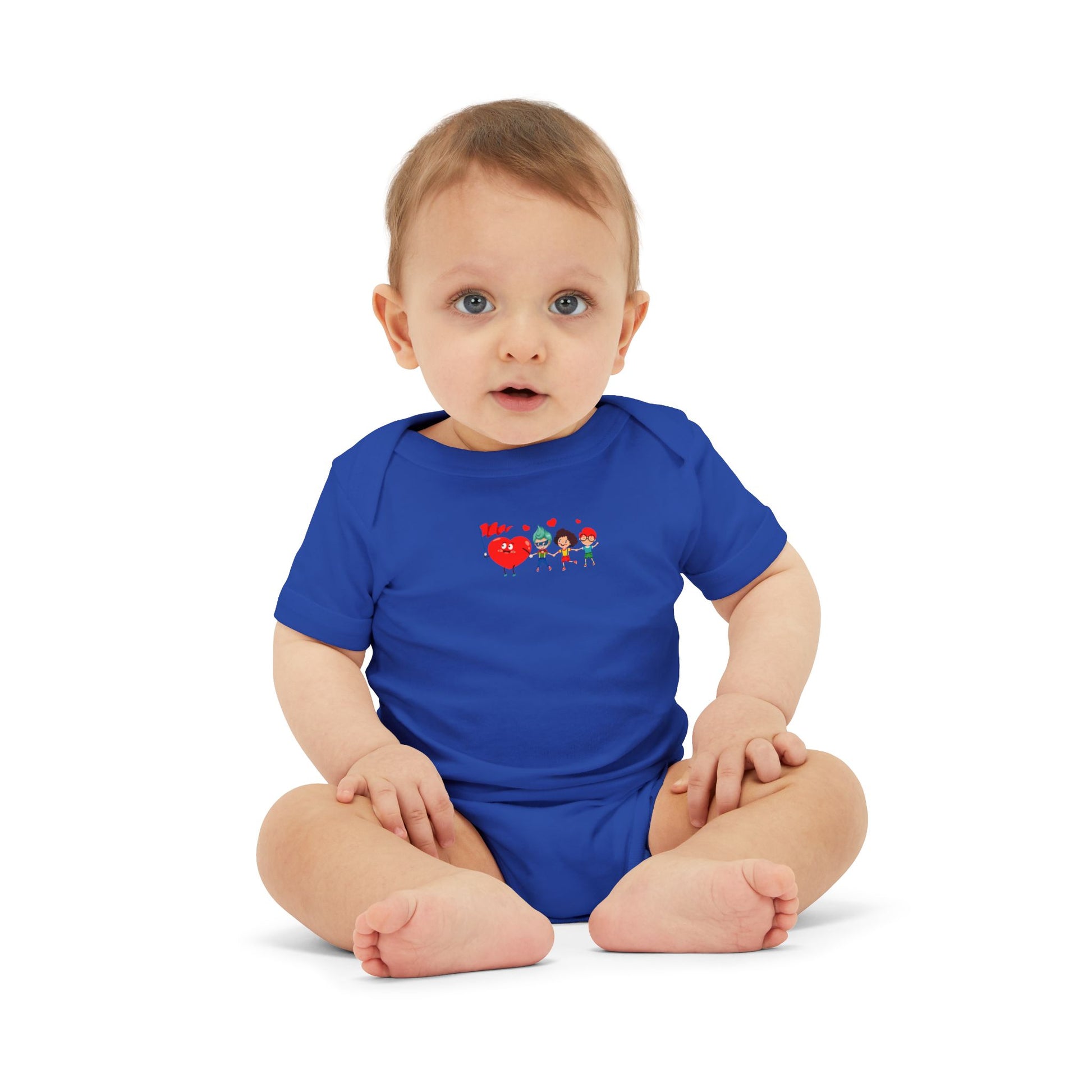 Infant Jersey One Piece - Valentines - Holding hands - [[{"value":"Wonderwear Kid"}]]