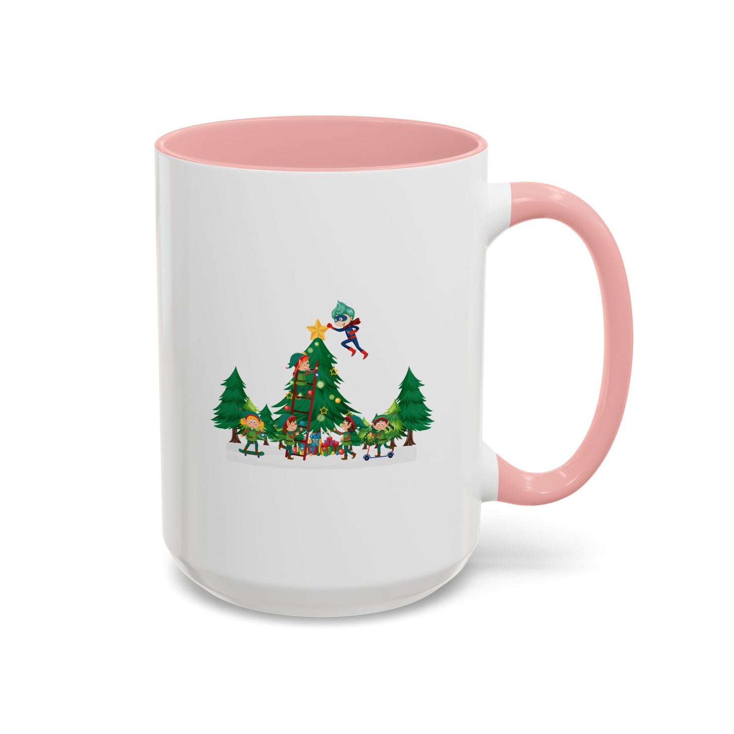 Accent Coffee Mug - Super kiddo putting the stars