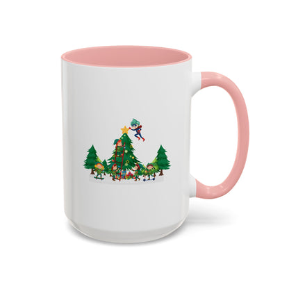 Accent Coffee Mug - Super kiddo putting the stars - [[{"value":"Wonderwear Kid"}]]