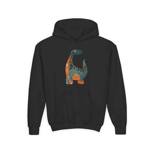 Kids Whimsical Dinosaur Hoodie Printify