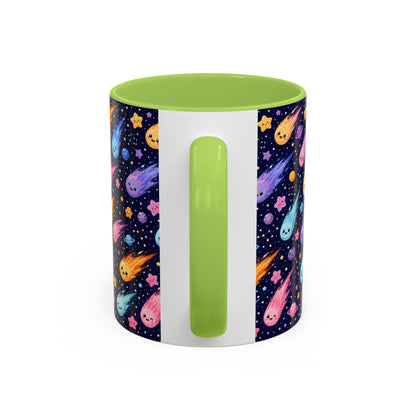 Accent Coffee Mug  (11/15 oz) - Cosmic Comet