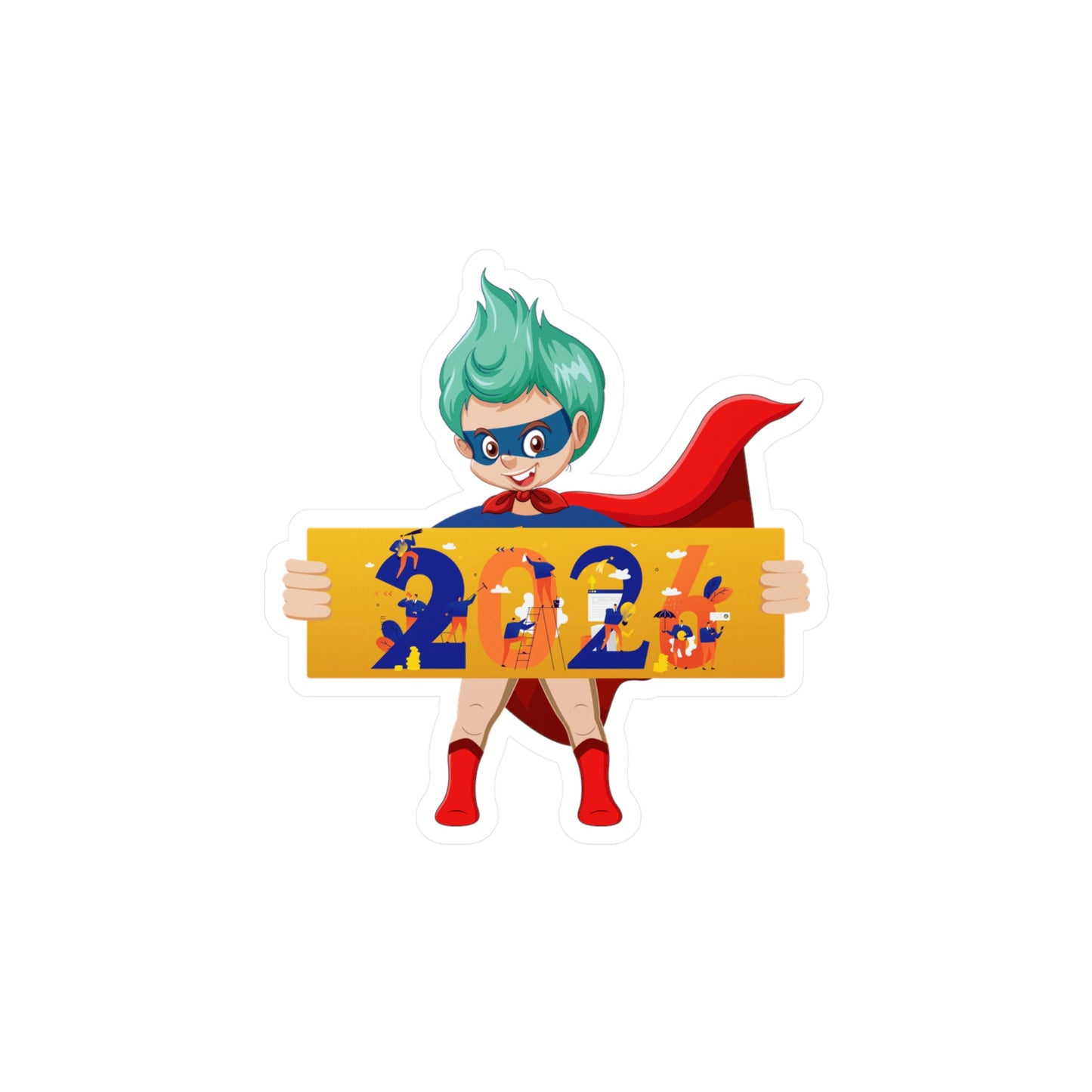 Christmas Kiss-Cut Vinyl Decals – 2026