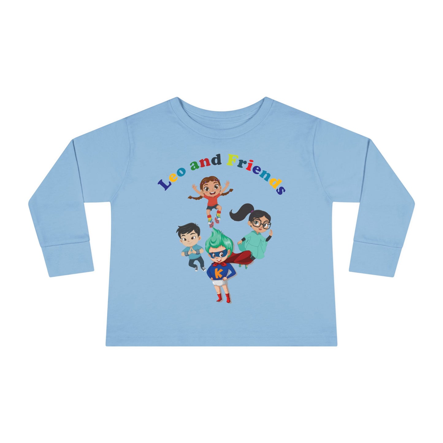 Toddler Long Sleeve Tee - Leo & Friends - [[{"value":"Wonderwear Kid"}]]