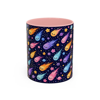 Accent Coffee Mug  (11/15 oz) - Cosmic Comet