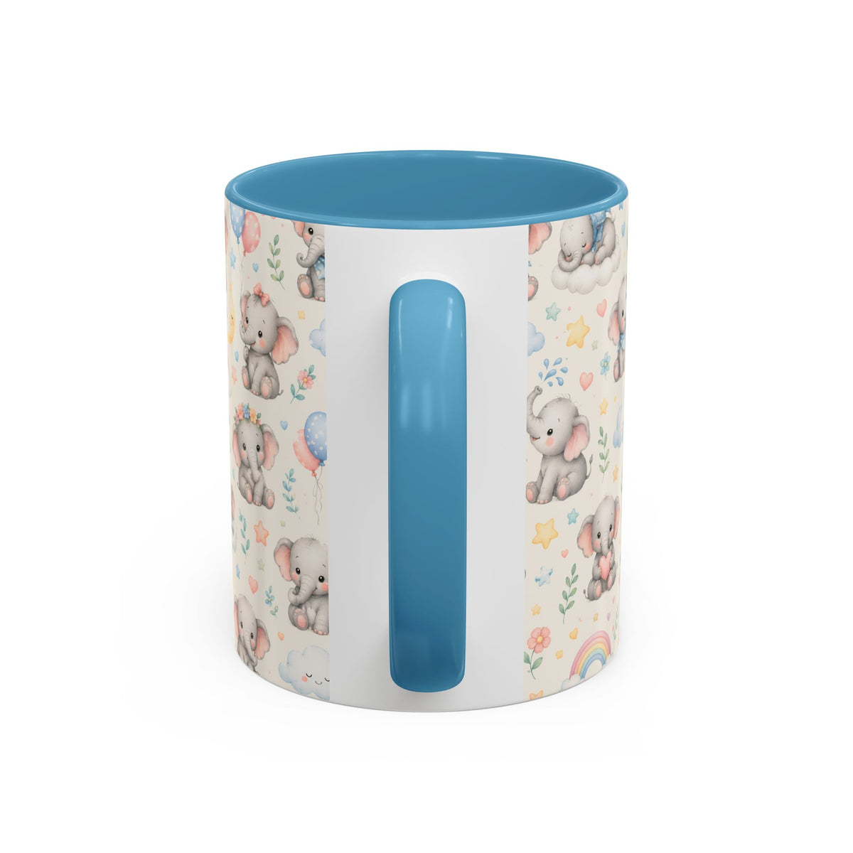 Accent Coffee Mug  (11/15 oz) - Baby Elephant Nursery