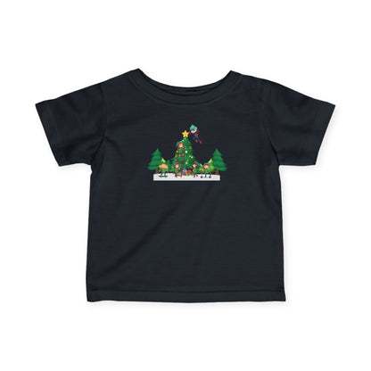 Infant Fine Jersey Tee - Super kiddo putting the stars - [[{"value":"Wonderwear Kid"}]]