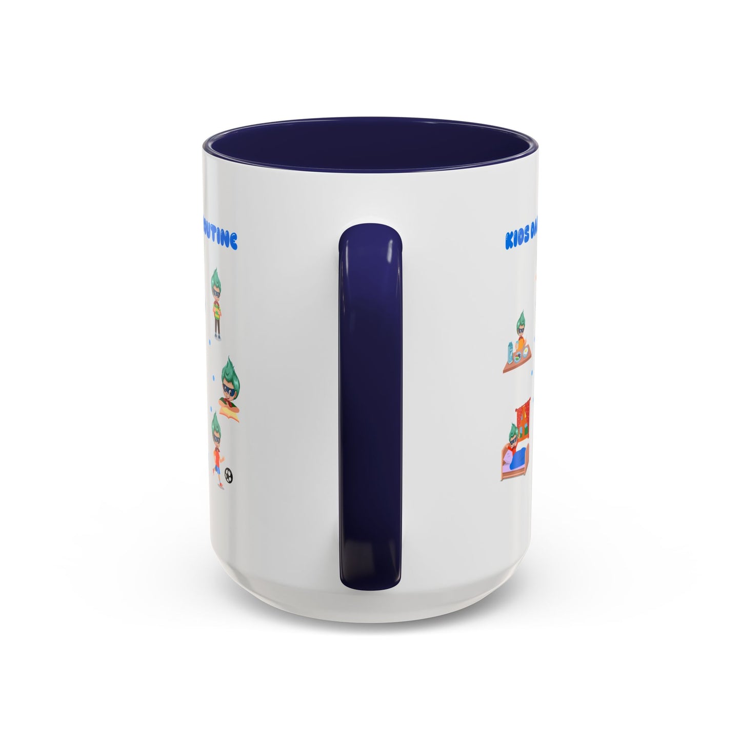 Accent Coffee Mug - Super kiddo daily routine