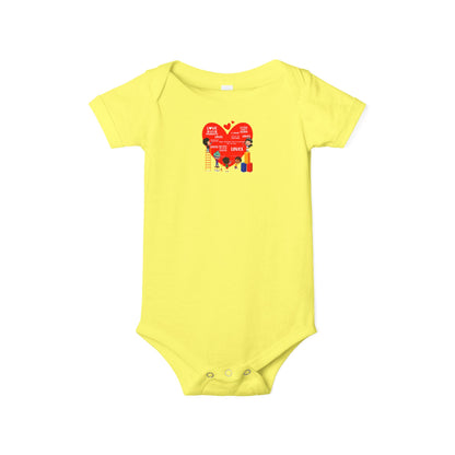 Infant Jersey One Piece - Valentines - Super kiddo and friends message - [[{"value":"Wonderwear Kid"}]]