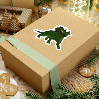 Kiss-Cut Vinyl Decals - Triceratops Printify