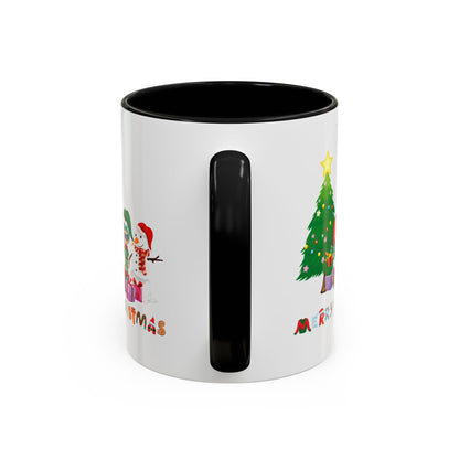 Accent Coffee Mug - Super kiddo preparing gifts - [[{"value":"Wonderwear Kid"}]]