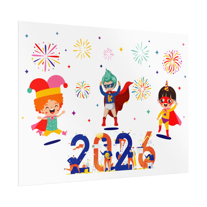 Rolled Posters - Super kiddo and other hero - [[{"value":"Wonderwear Kid"}]]
