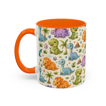 Accent Coffee Mug  (11/15 oz) - Baby Dinosaurs Nursery