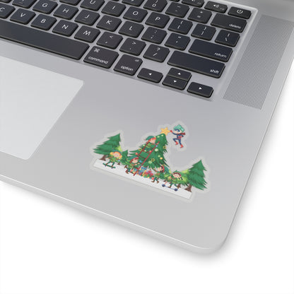 Kiss-Cut Stickers - Super kiddo putting the stars - [[{"value":"Wonderwear Kid"}]]