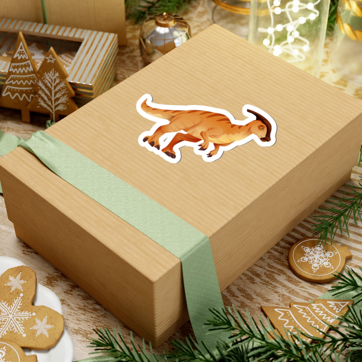 Kiss-Cut Stickers - Parasaurolophos