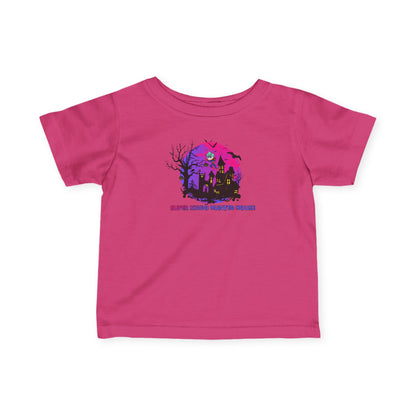 Infant Fine Jersey Tee - Super kiddo flying on hunted house - [[{"value":"Wonderwear Kid"}]]