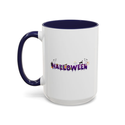 Accent Coffee Mug - Holloween word Printify