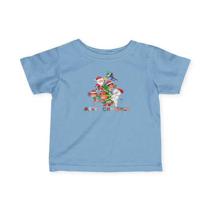 Infant Fine Jersey Tee - Super kiddo making christmas tree with text - [[{"value":"Wonderwear Kid"}]]