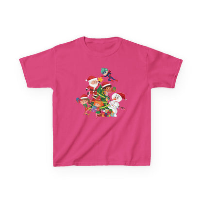 Kids Heavy Cotton™ Tee - Super kiddo making christmas tree - [[{"value":"Wonderwear Kid"}]]