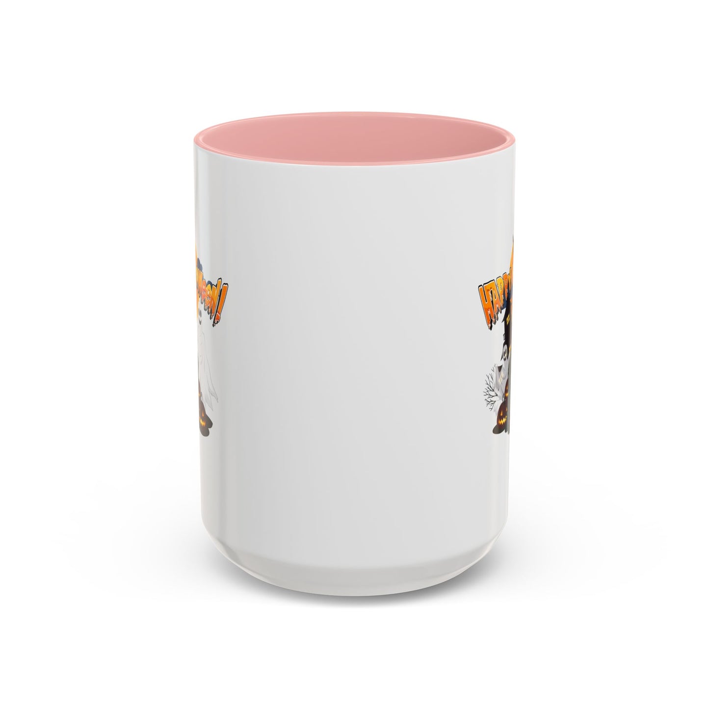 Accent Coffee Mug - Happy holloween - cemetery